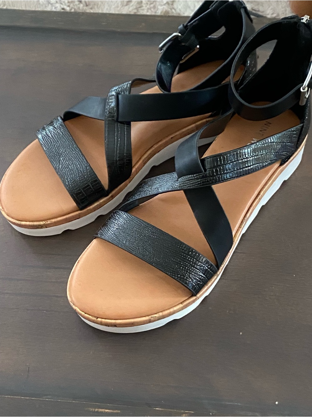 Nine West Black BEEME3 Sandals - Picture 10 of 10